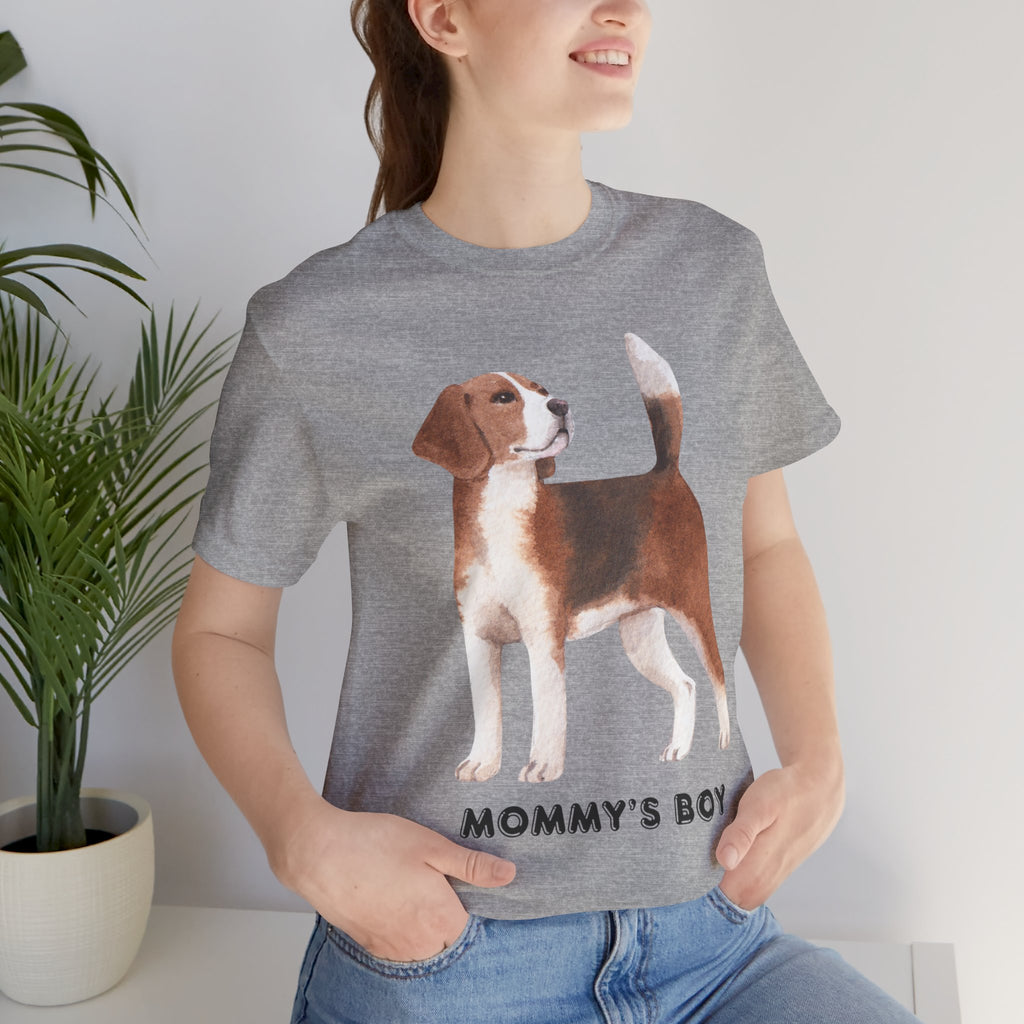 Mommy's Boy Beagle T-Shirt — Cute Dog Lover Tee