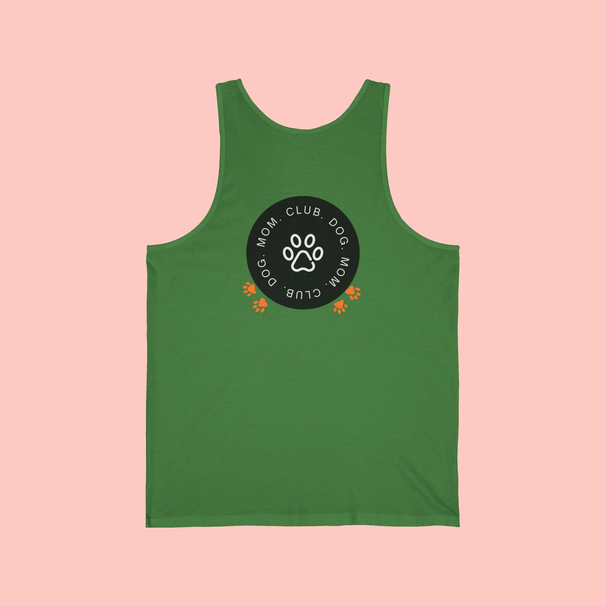 Dog Mom Club Tank Top — Paw Print Graphic Women’s Pet Lover Shirt