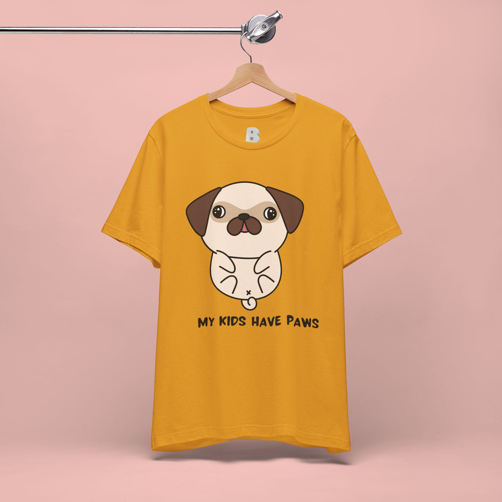 Pug 'My Kids Have Paws' T-Shirt