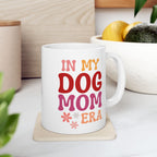 Retro "In My Dog Mom Era" Ceramic Mug – 11oz & 15oz