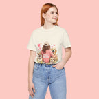Dog Mom T-Shirt - Cute Woman with Dogs Graphic Tee