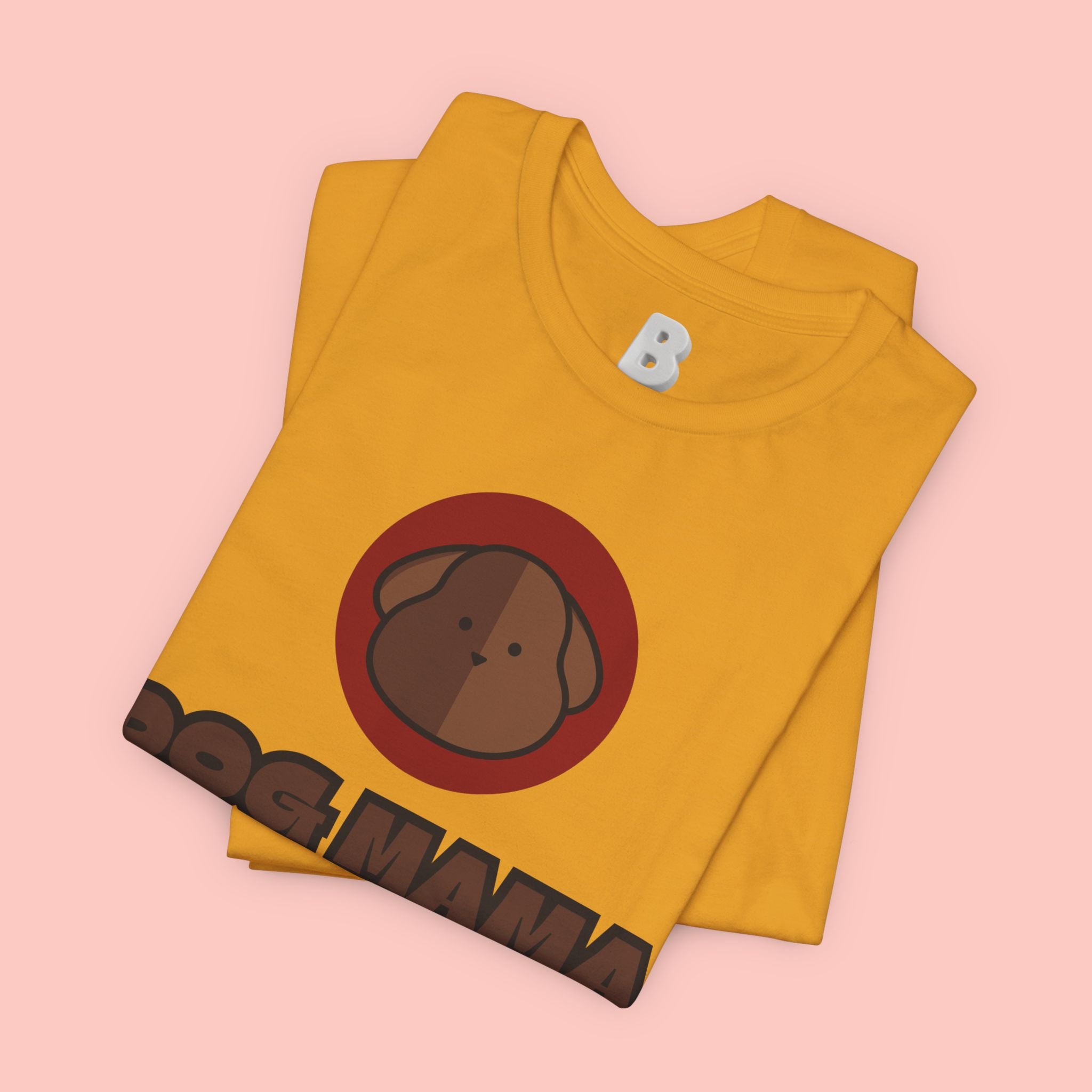 Dog Mama T-Shirt – Cute Brown Pup Graphic Tee