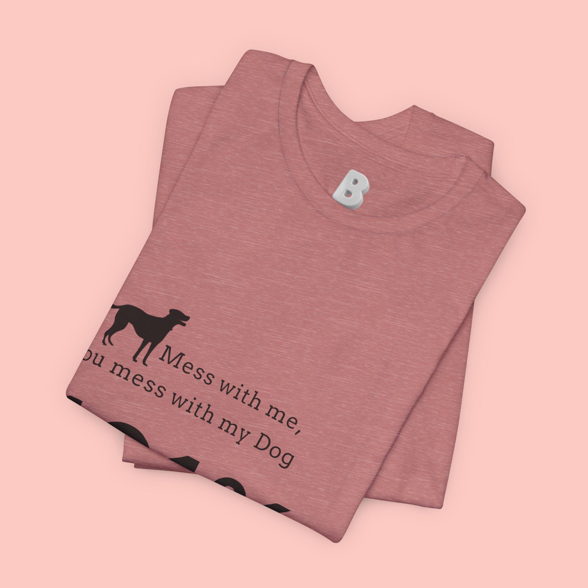 Dog Lover T‑Shirt — "Mess with me, you mess with my Dog 101% sure"