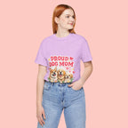 Proud Dog Mom T-Shirt — Cute Corgi & Golden Retriever Floral Tee for Pet Lovers