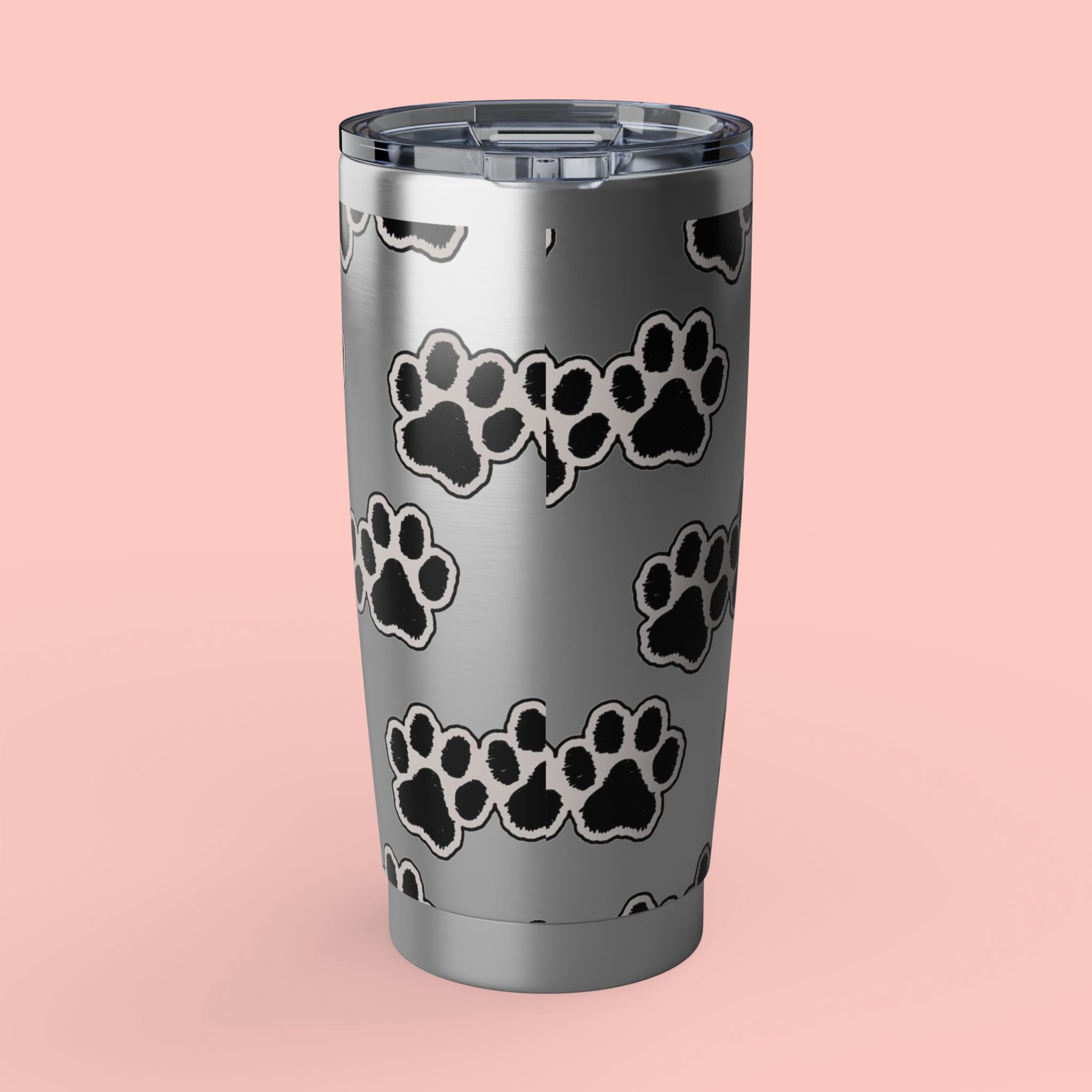 Paw Print 20oz Tumbler – Insulated Stainless Travel Cup for Dog Lovers