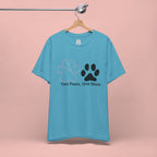 Two Paws, One Mom T-Shirt – Cute Dog Mom Paw Print Tee