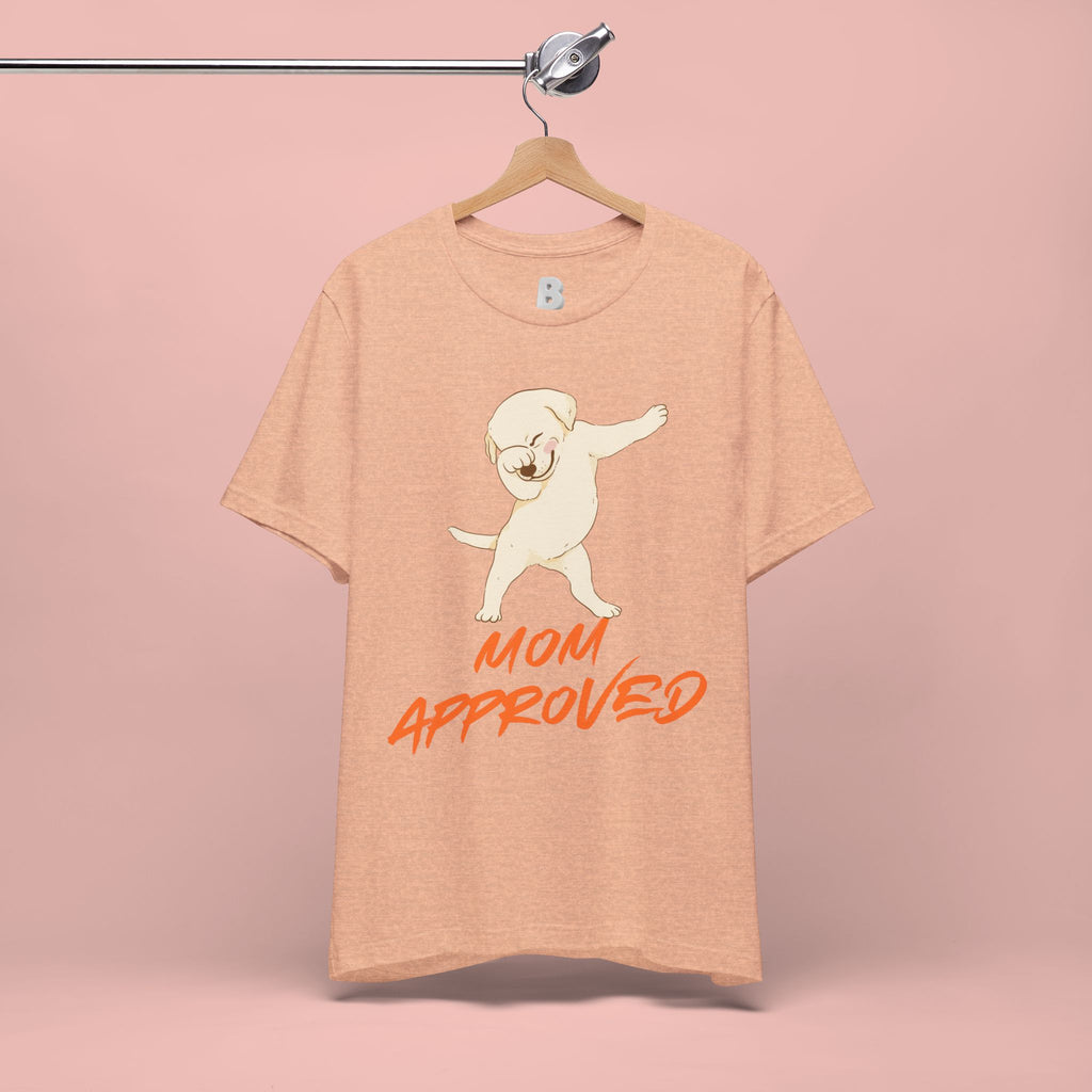 Mom Approved Tee — Dab Dog Graphic T‑Shirt
