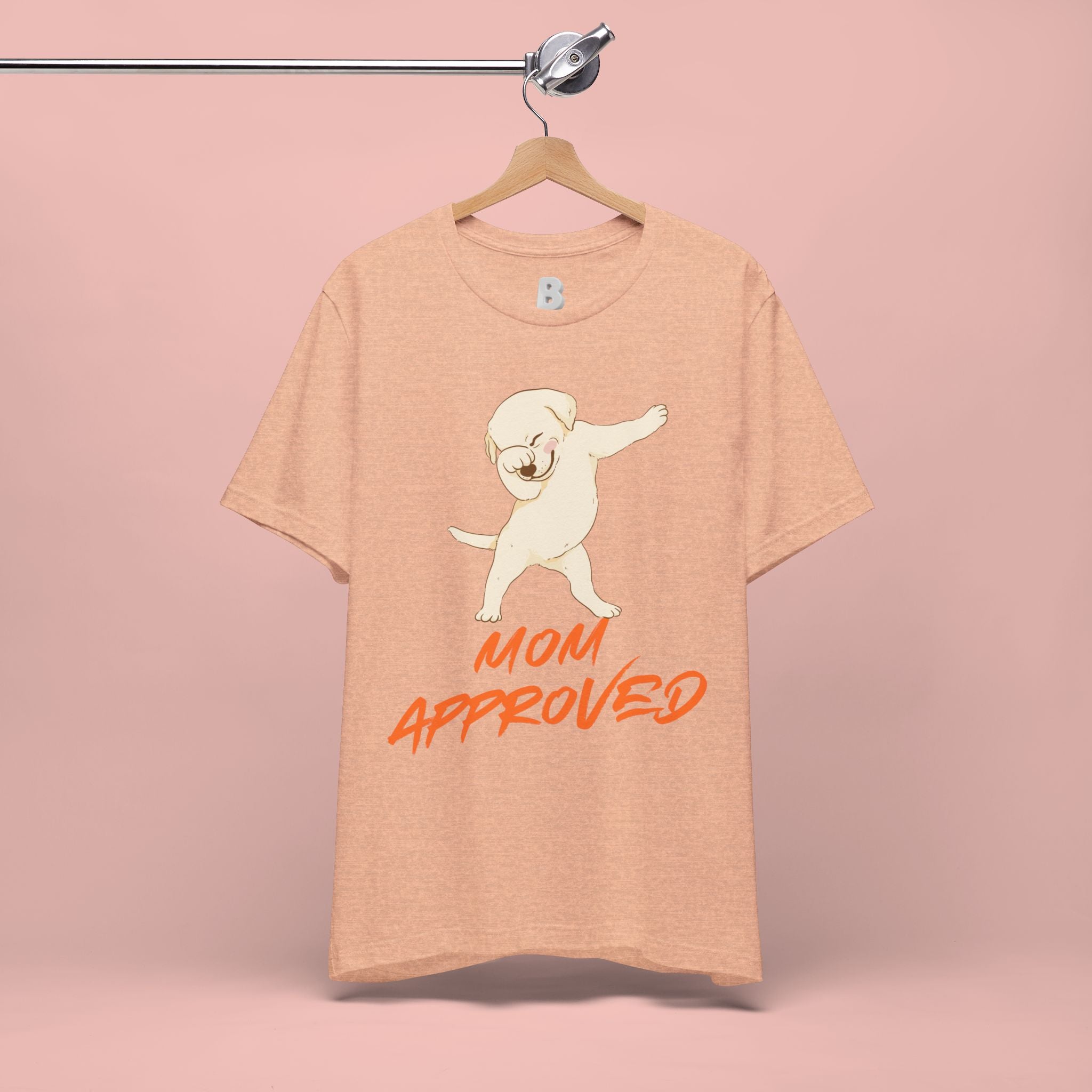 Mom Approved Tee — Dab Dog Graphic T‑Shirt
