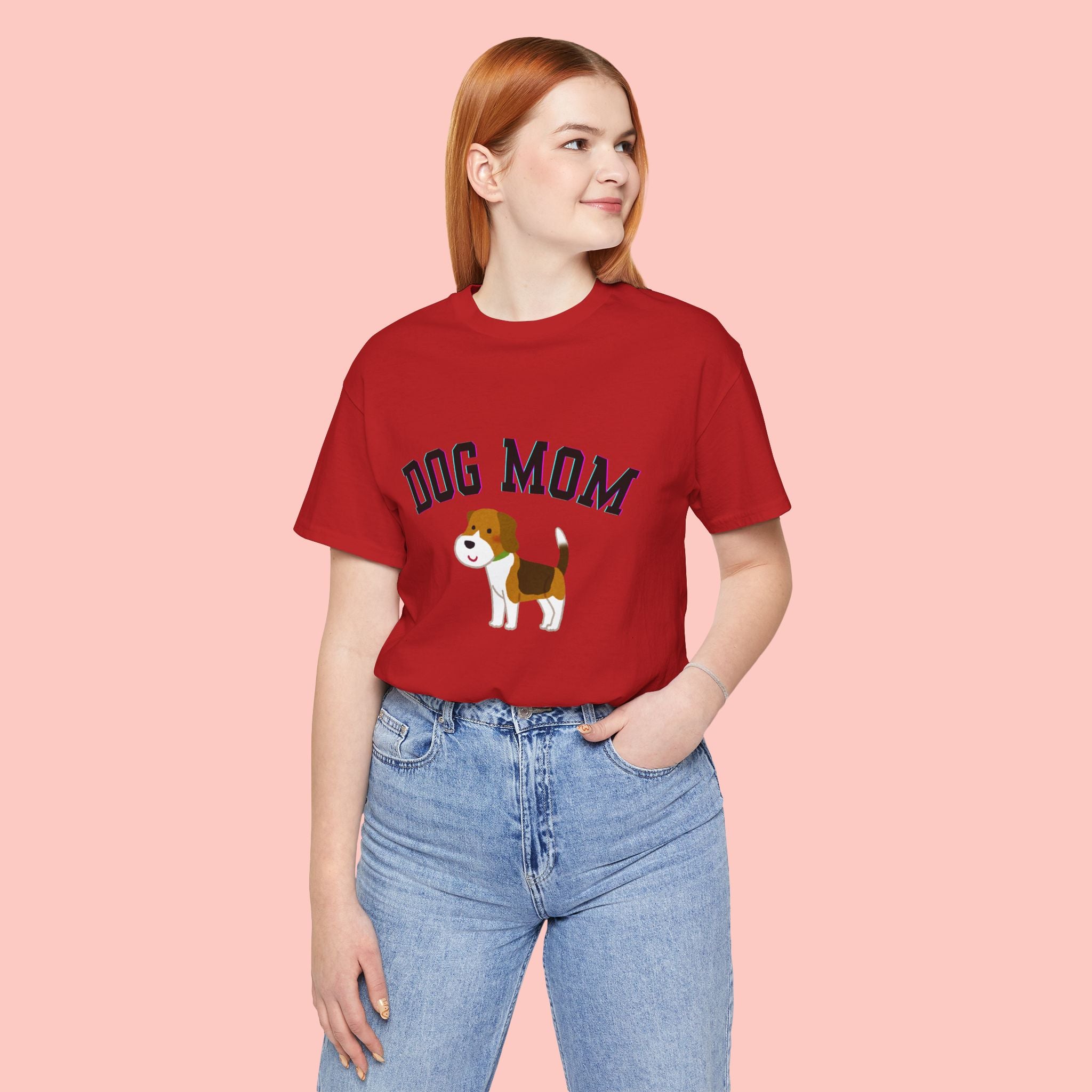 Dog Mom T-Shirt — Cute Beagle Graphic Tee for Dog Lovers