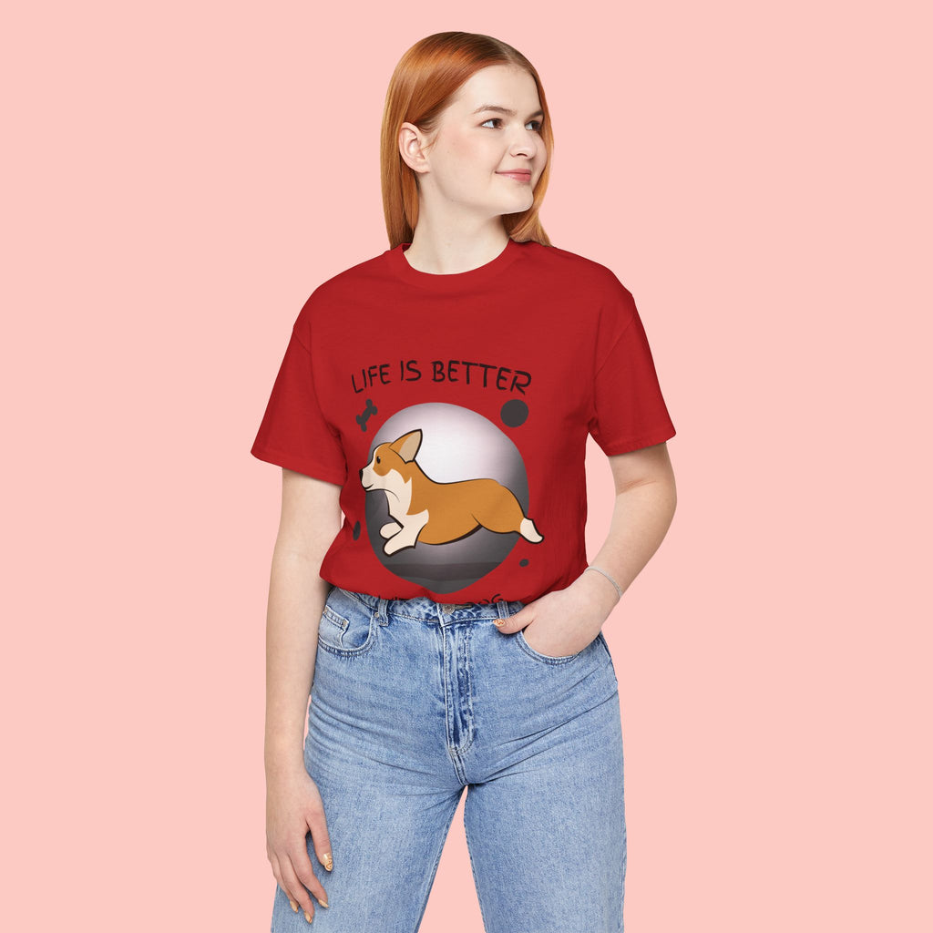 Life Is Better With My Dog Corgi T-Shirt