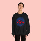 Dog Mama Crewneck Sweatshirt — Cute Paw Print Graphic for Dog Lovers