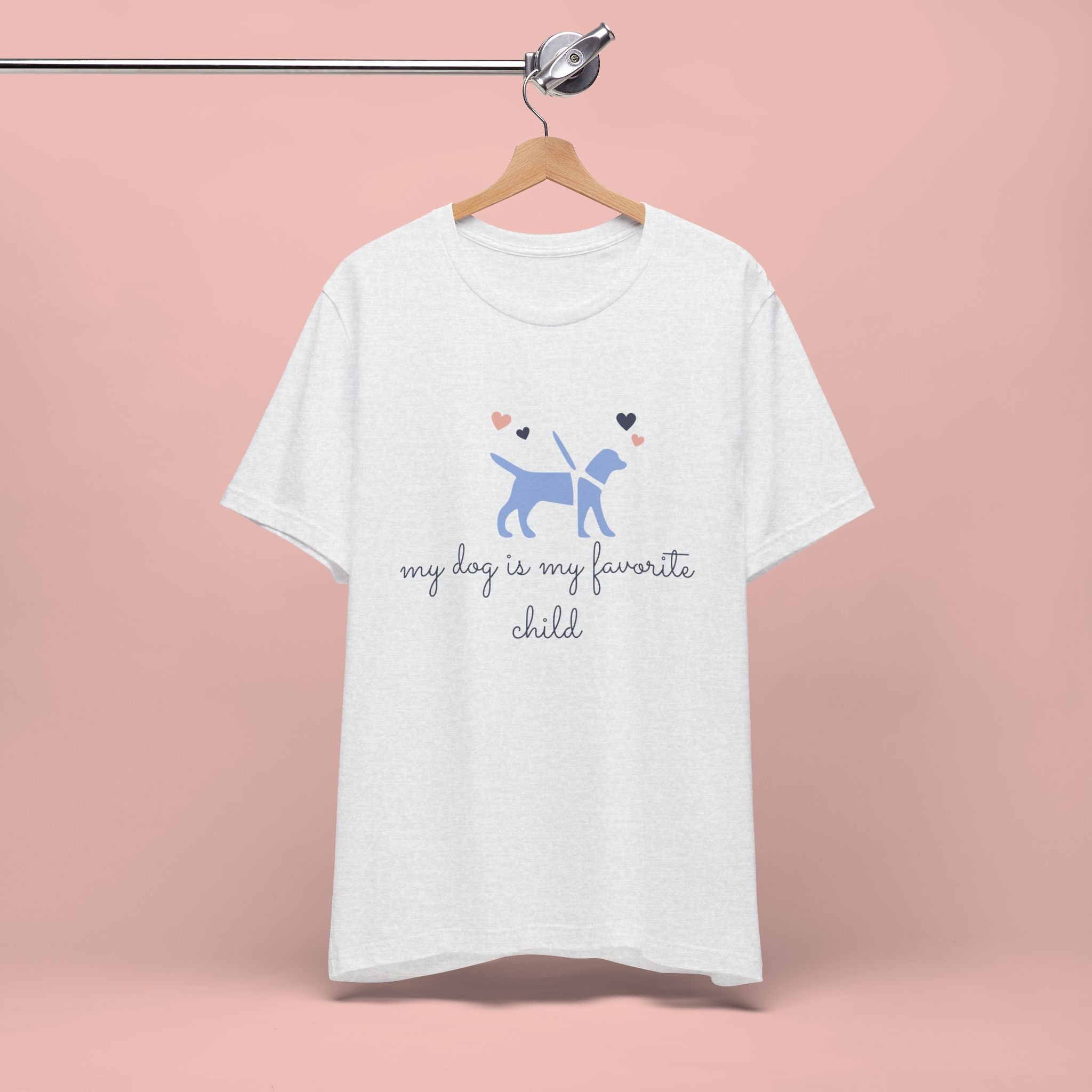Dog Lover T‑Shirt — "My Dog Is My Favorite Child" Cute Puppy Graphic Tee