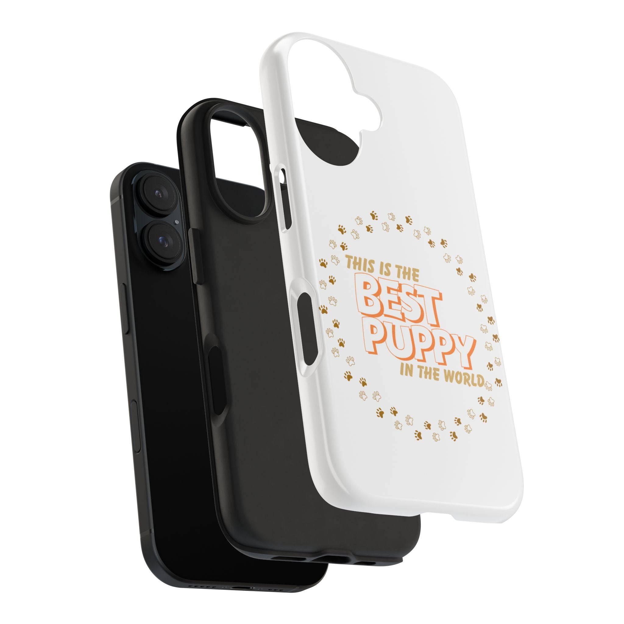 Best Puppy Phone Case — Cute Paw Print Tough Phone Case
