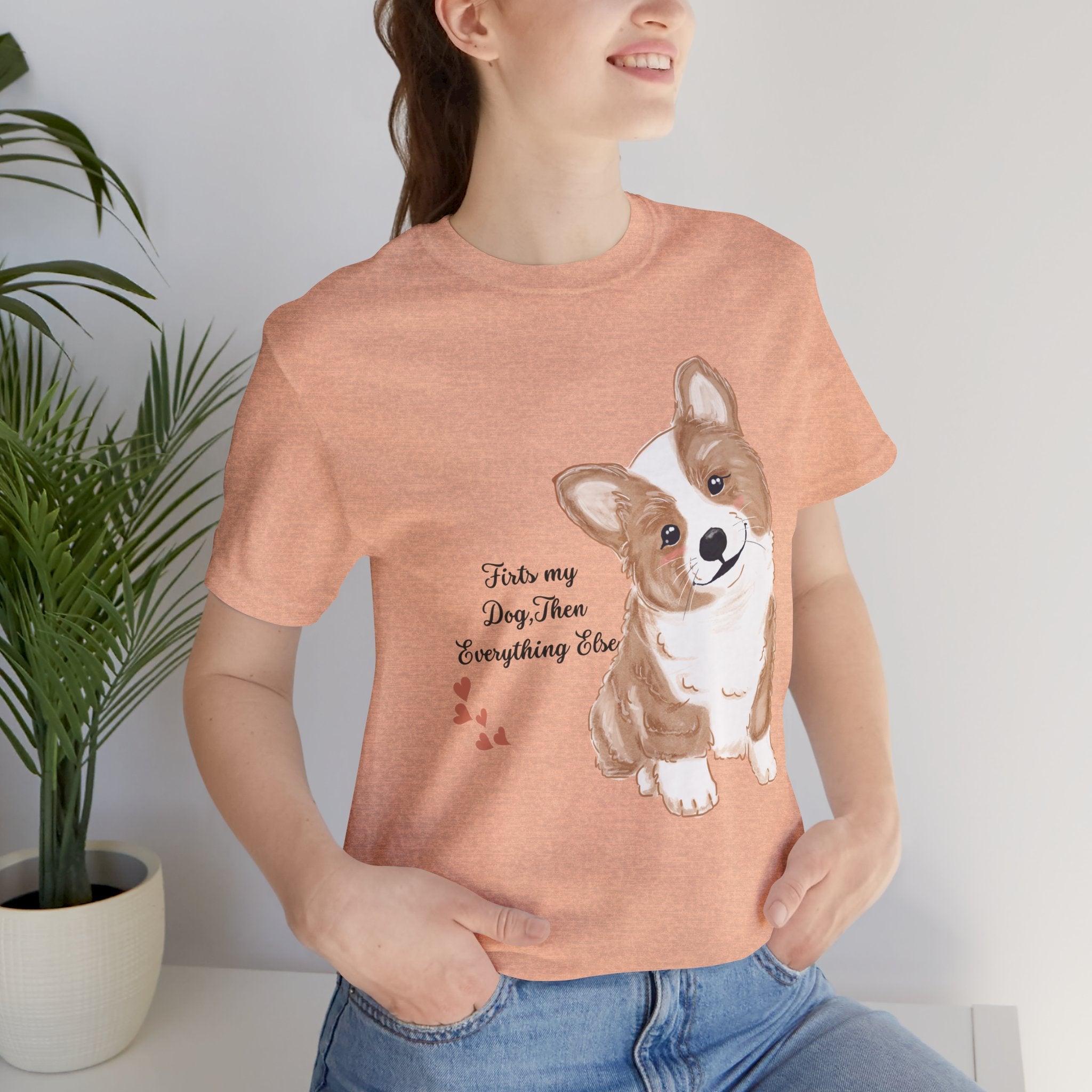 Corgi Love T-Shirt — "This my dog, then everything else" Cute Pet Tee