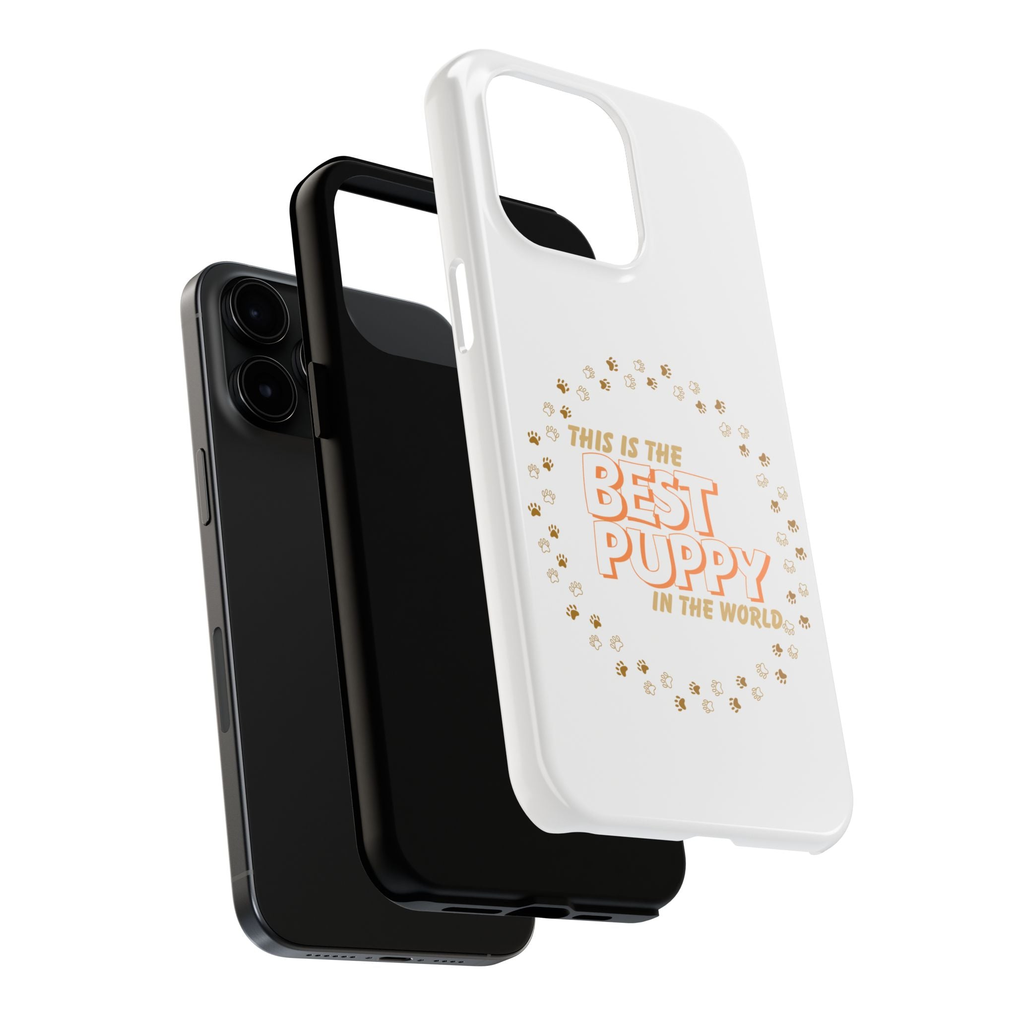 Best Puppy Phone Case — Cute Paw Print Tough Phone Case