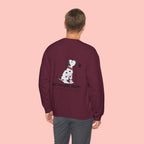 Dog Mom Sweatshirt - "Are You Dog Mom? If Yes, I Love You" Cute Dalmatian Crewneck