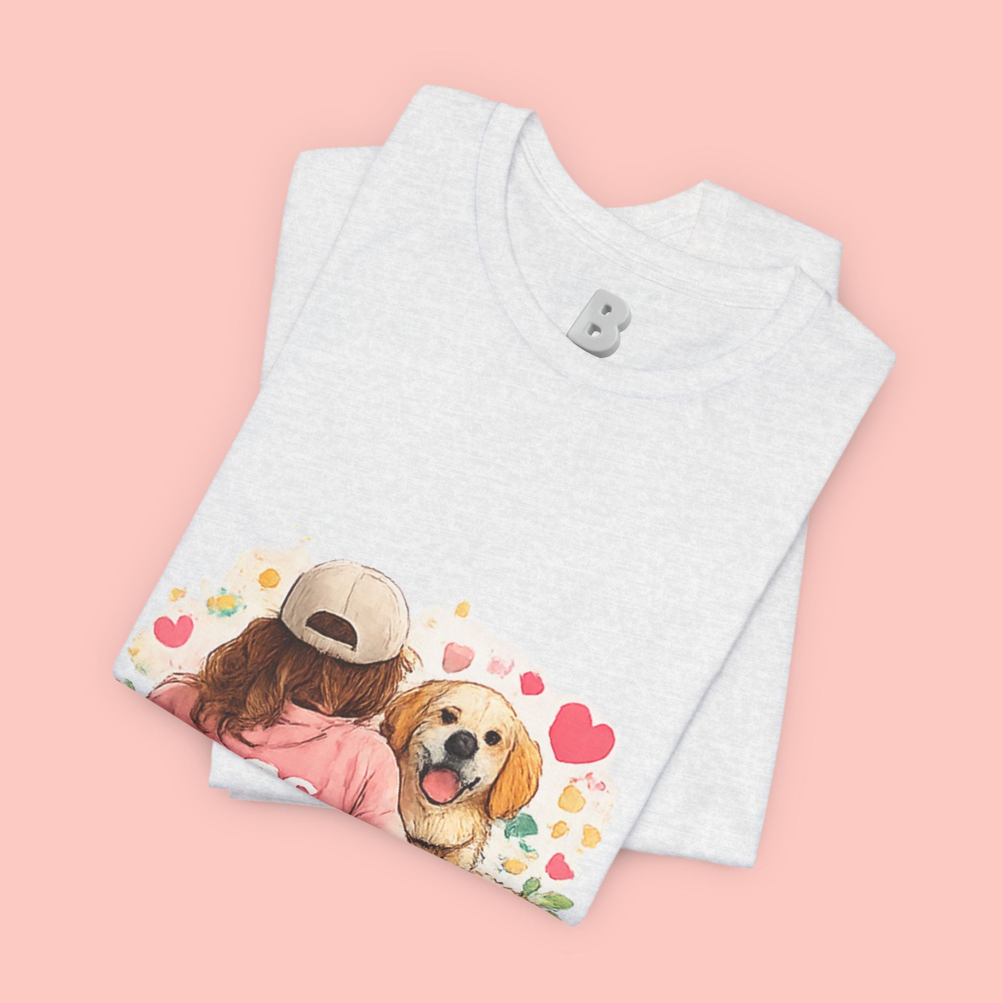 Dog Mom T-Shirt — Cute Floral Puppy Tee for Dog Lovers