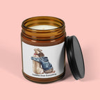 Soy Candle — 'Cuddles Over Everything' Amber Jar (Multiple Sizes)