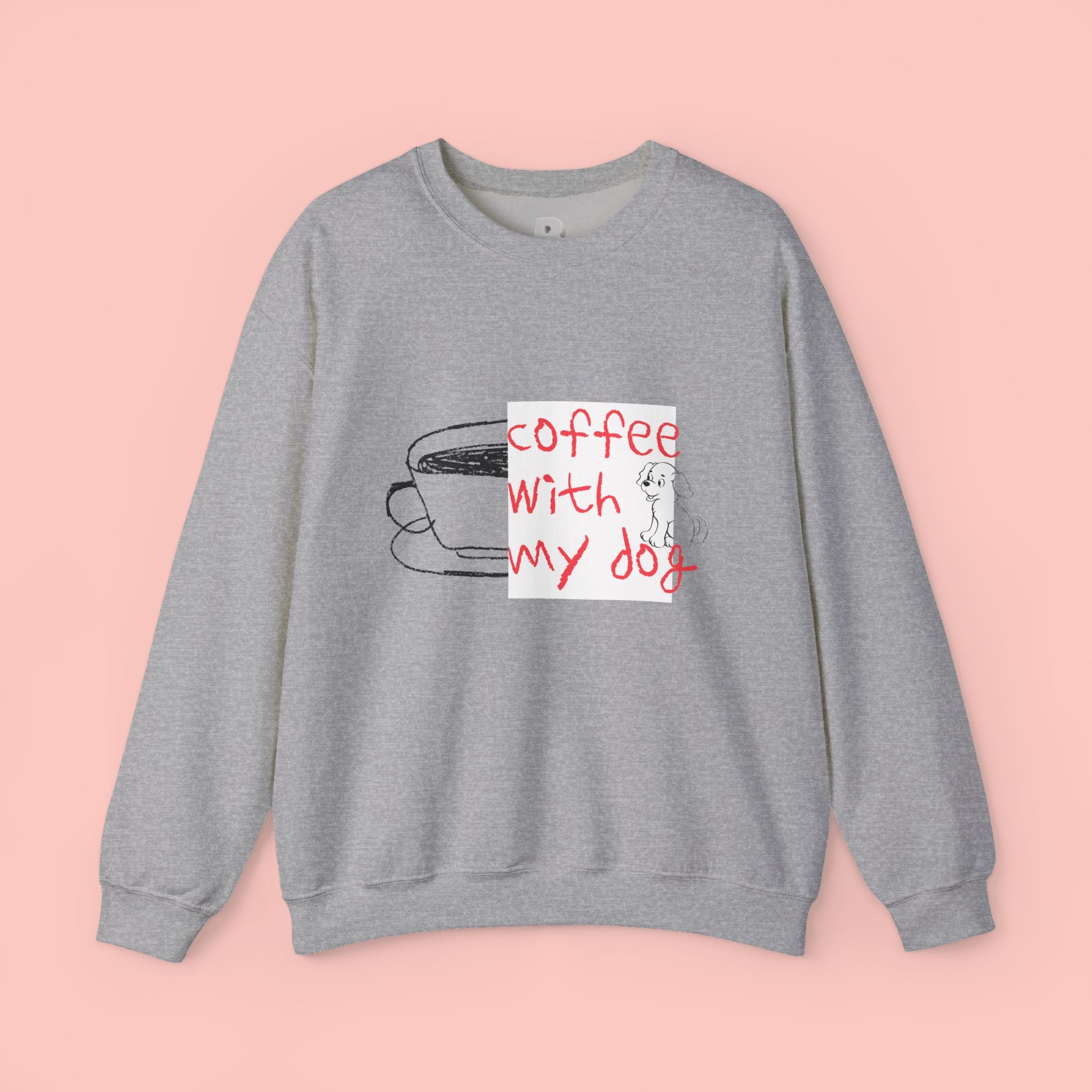 Coffee With My Dog Crewneck Sweatshirt