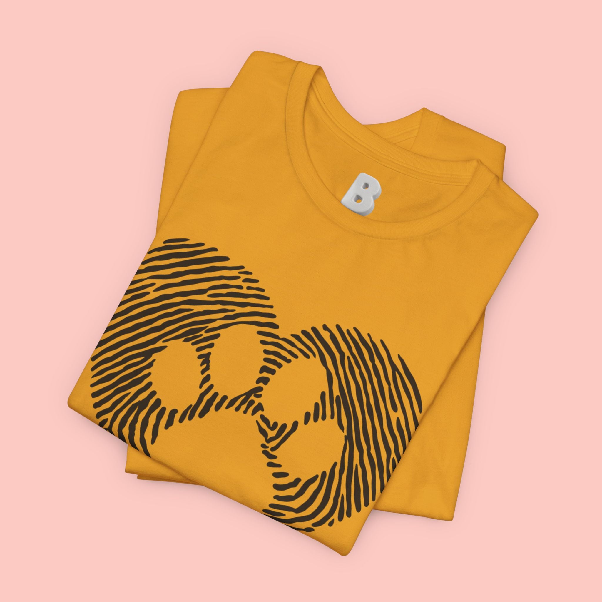 Fingerprint Heart Paw T-Shirt — Dog Paw Love Tee