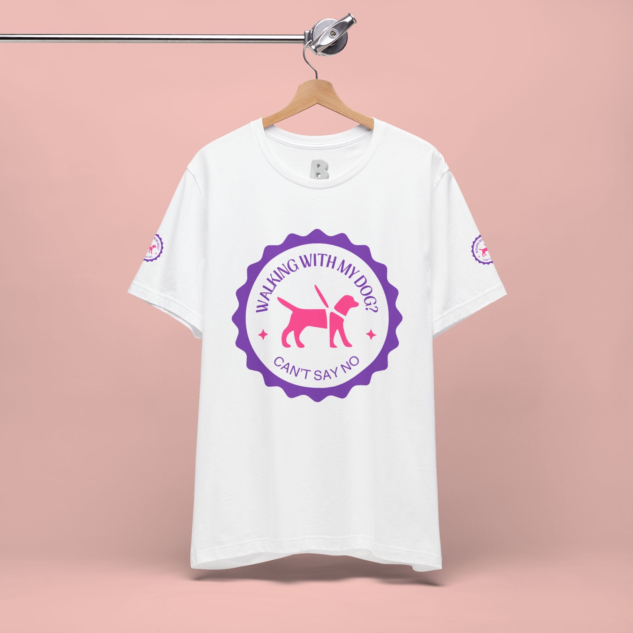 Walking With My Dogs T‑Shirt — "Can't Say No" Dog Lover Tee