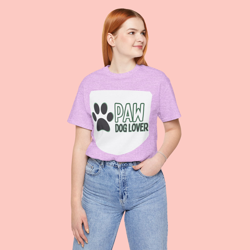 Paw Dog Lover T-Shirt — Cute Paw Print Tee for Dog Owners