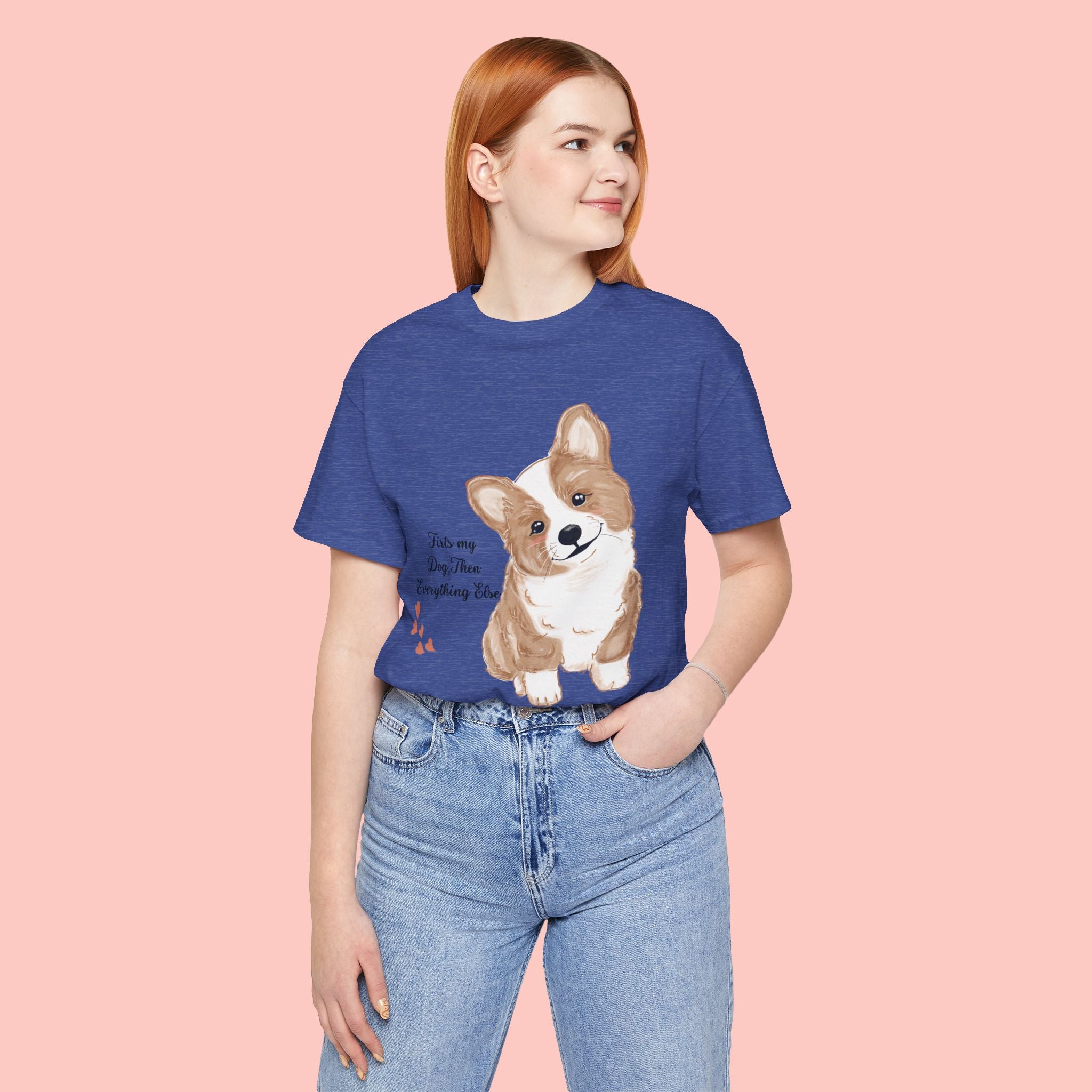 Corgi Love T-Shirt — "This my dog, then everything else" Cute Pet Tee
