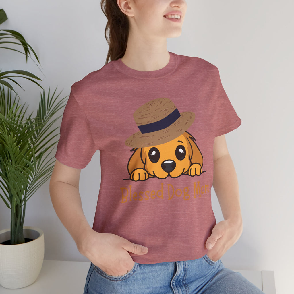 Blessed Dog Mom T-Shirt — Cute Puppy Graphic Tee for Dog Lovers