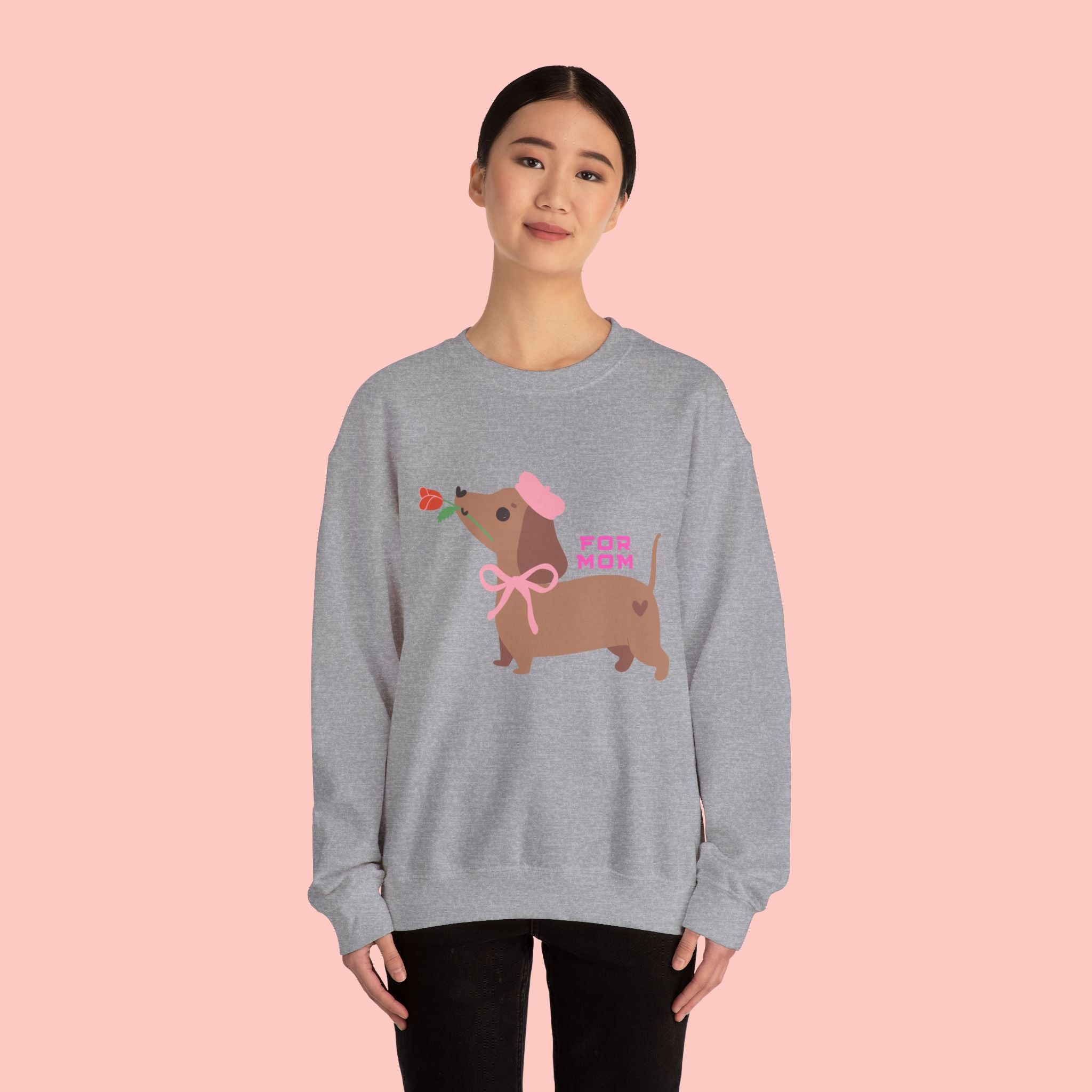 Dachshund 'For Mom' Crewneck Sweatshirt – Cute Dog Mom Gift