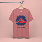Dog Mama T-Shirt — Cute Paw & Heart Graphic Tee for Dog Lovers