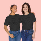 Dog Mom Heart Paw T-Shirt