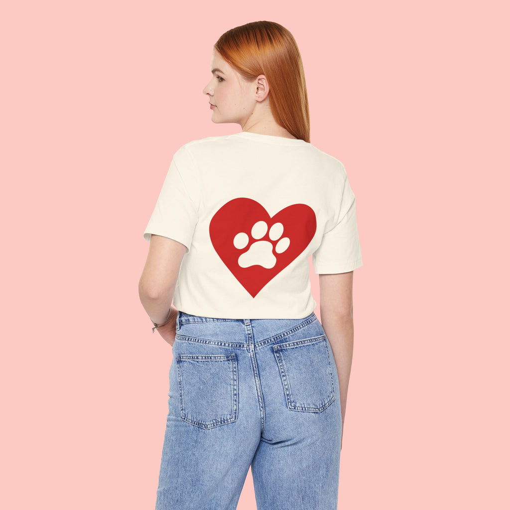 Pet Lover Heart Paw T-Shirt