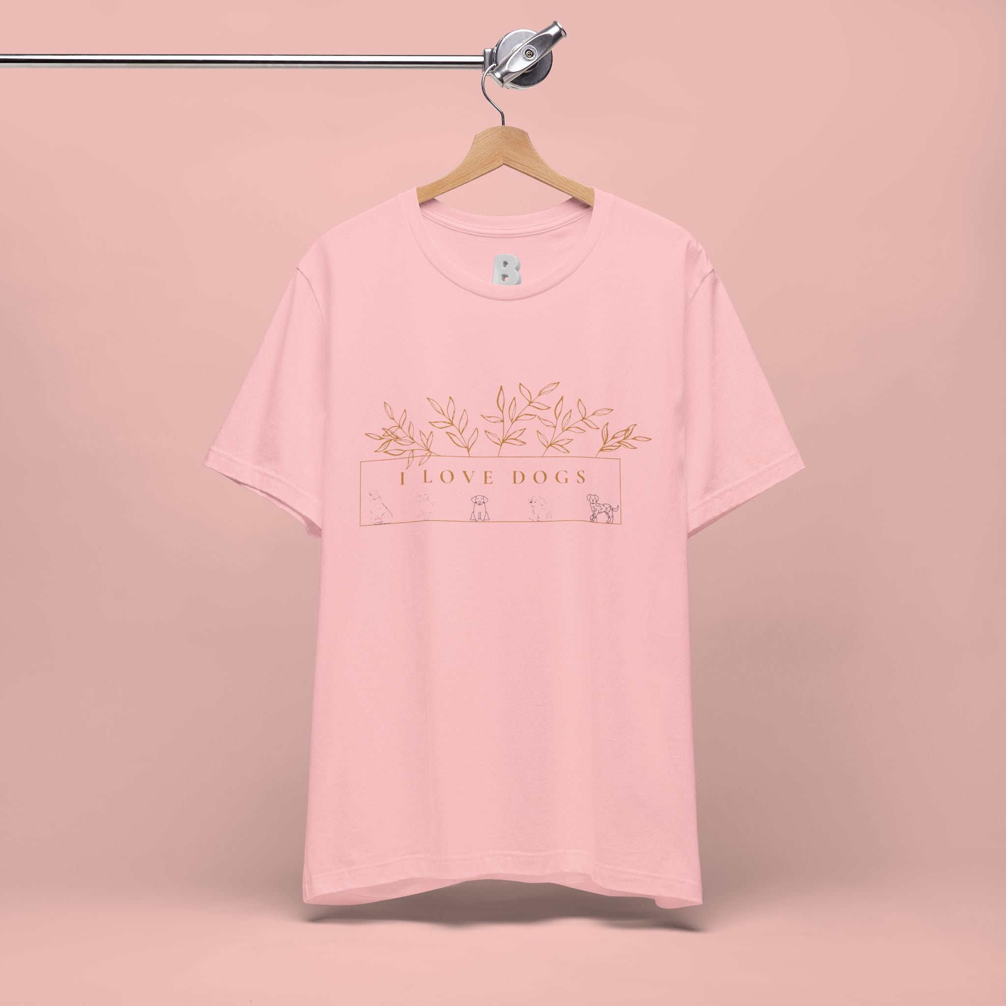 Love Dogs Floral Tee — I Love Dogs Graphic T-Shirt