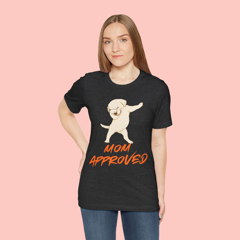Mom Approved Tee — Dab Dog Graphic T‑Shirt