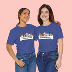 Dog Lover T‑Shirt — "United By Bones" Cute Cartoon Dogs Tee
