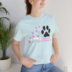 Dog Pawprint T-Shirt — "Pawprints Everywhere I Go" Cute Pet Lover Tee