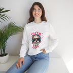 Cute Dog Sweatshirt — Cool Pup with Headphones Graphic Crewneck