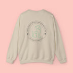 Dog Mom Crewneck Sweatshirt - "I Work Hard So My Dog Can Have A Better Life" Cozy Pet Lover Pullover