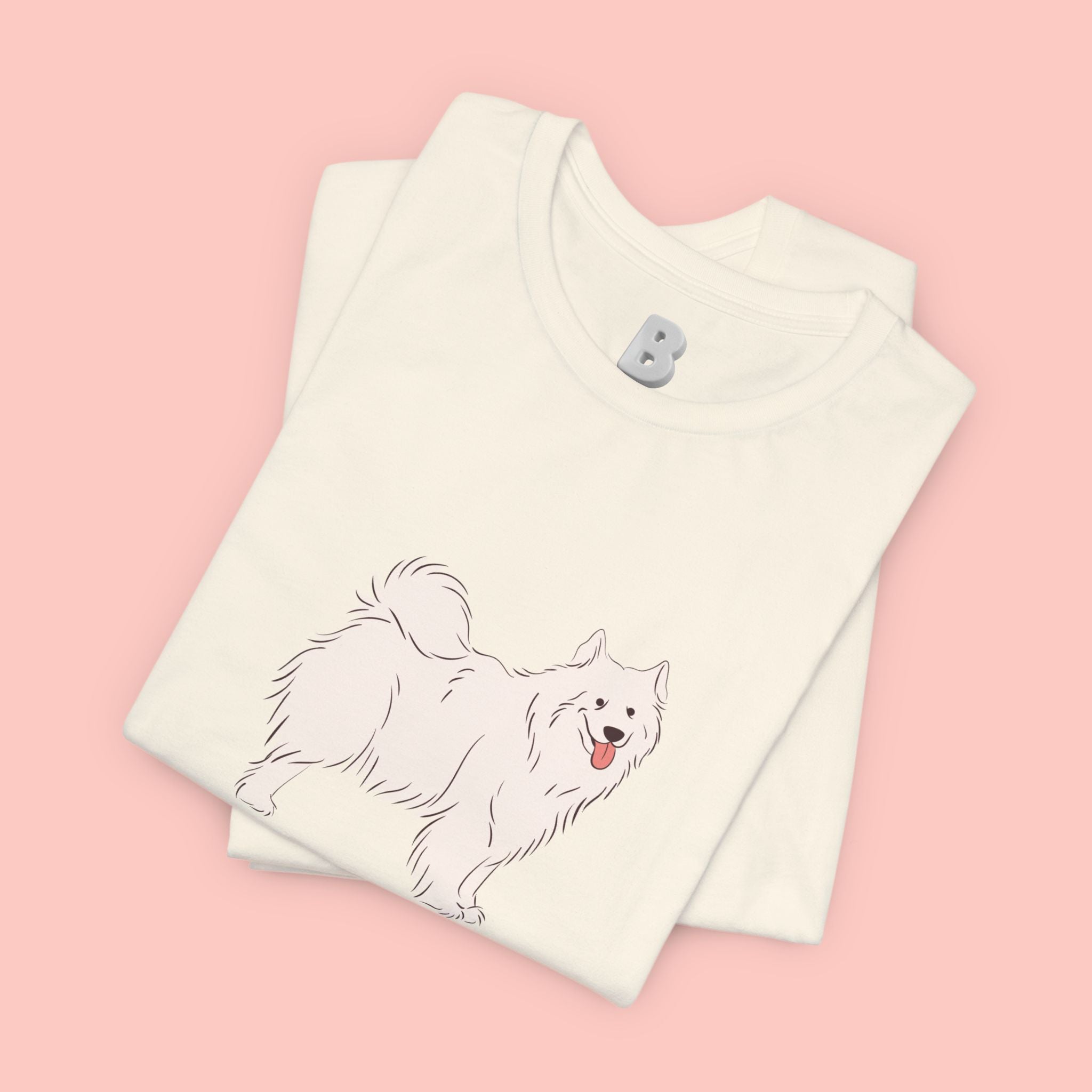 My Cute Paw Samoyed T‑Shirt — Cute Dog Graphic Tee for Pet Lovers