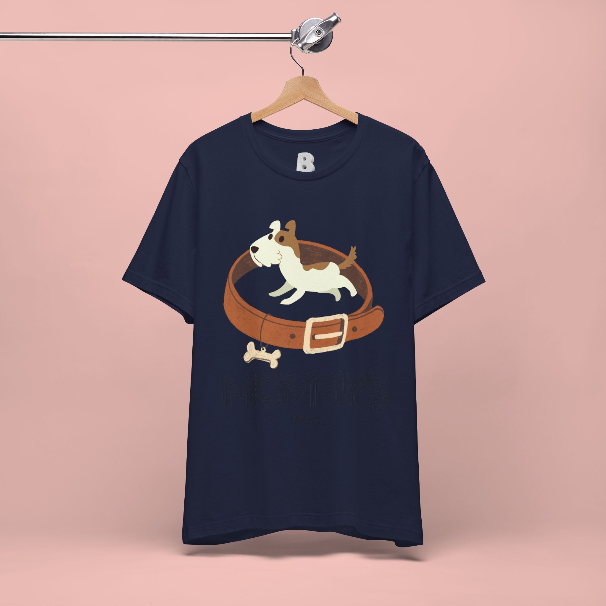Mommy's Dog T-Shirt – Cute Puppy & Collar Graphic Tee for Dog Moms