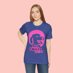 All Smiles Mom's Rules T-Shirt — Cute Pink Dog Graphic Tee for Moms & Pet Lovers