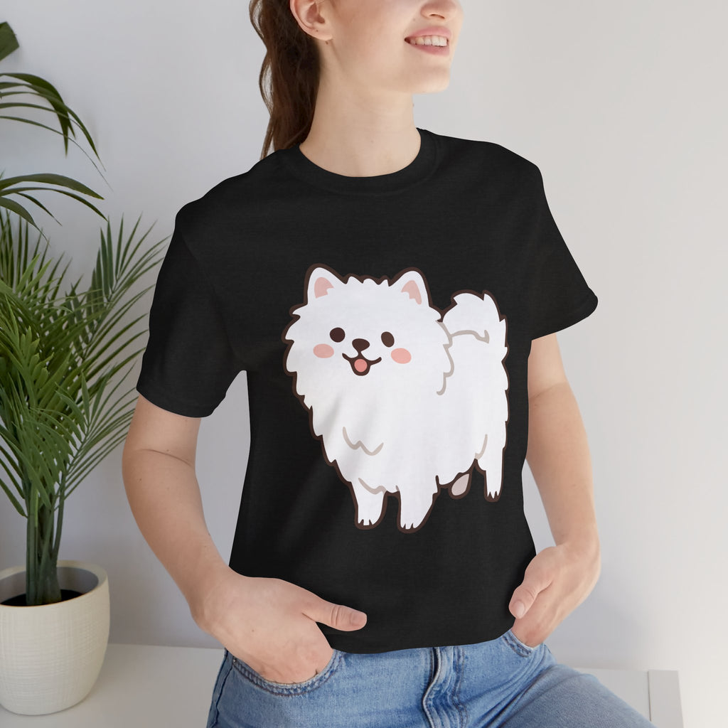 Cute Fluffy Pomeranian Tee — "Mom's Cute Child" Dog T-Shirt