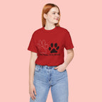 Two Paws, One Mom T-Shirt – Cute Dog Mom Paw Print Tee