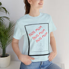 Dog Mom Graphic Tee — 'Dog Mom Dog Mom Dog Mom' Casual Pet Lover T-Shirt