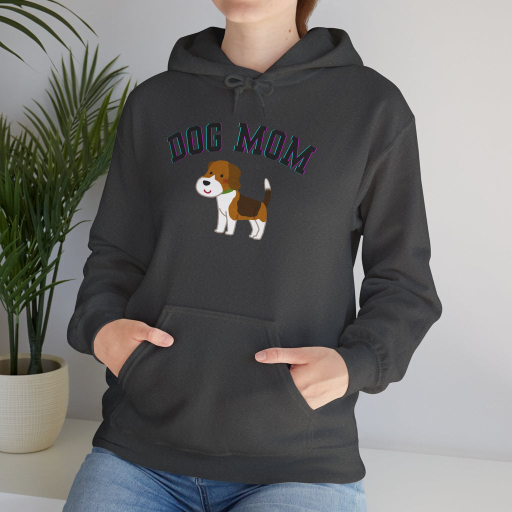 Dog Mom Hoodie — Cute Beagle Graphic Sweatshirt for Pet Lovers