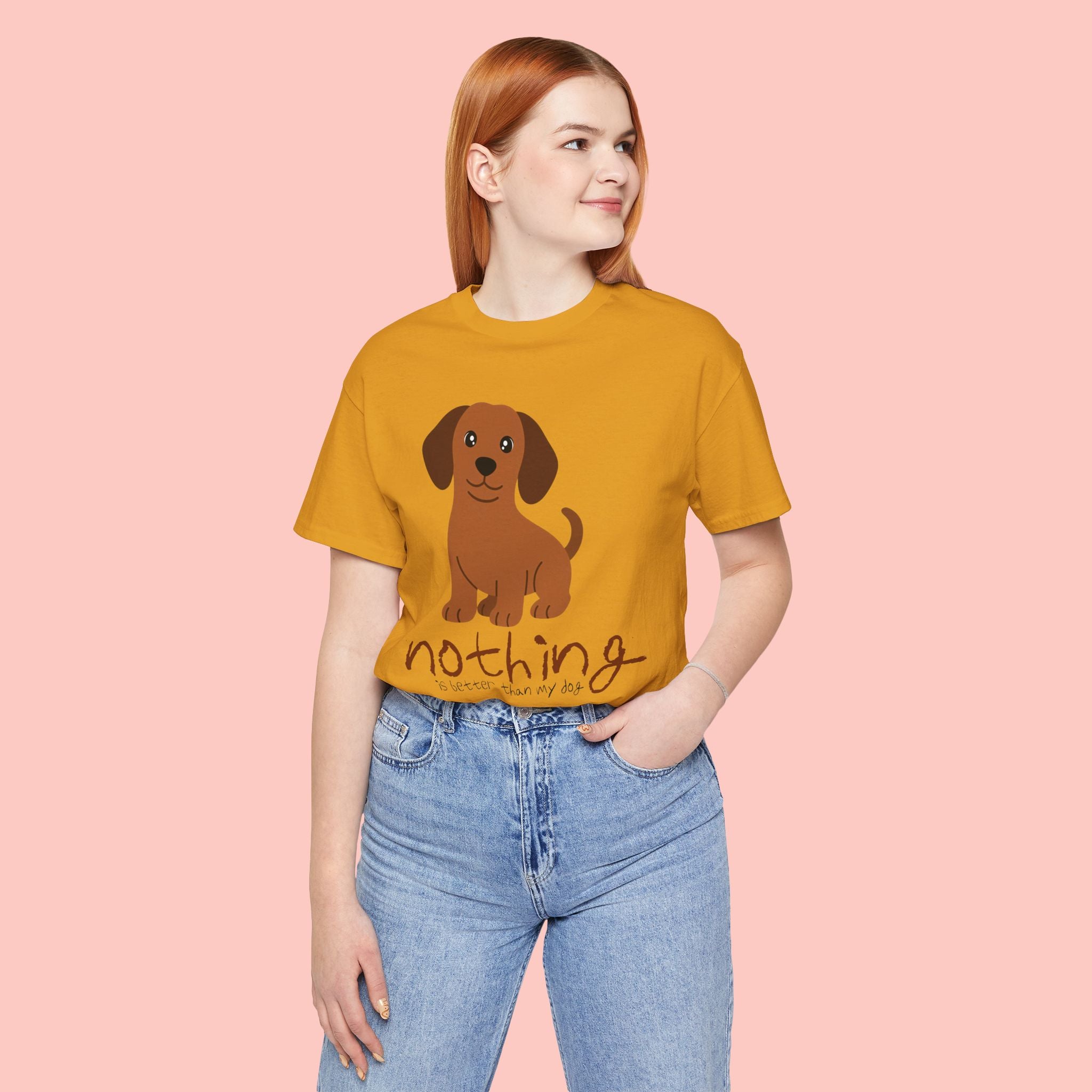Dachshund Puppy Tee — "Nothing Better Than My Dog" Cute Dog Lover T-Shirt