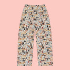 Dog Lover Pajama Pants — Paw Print & Bones All-Over-Print Women’s Sleepwear