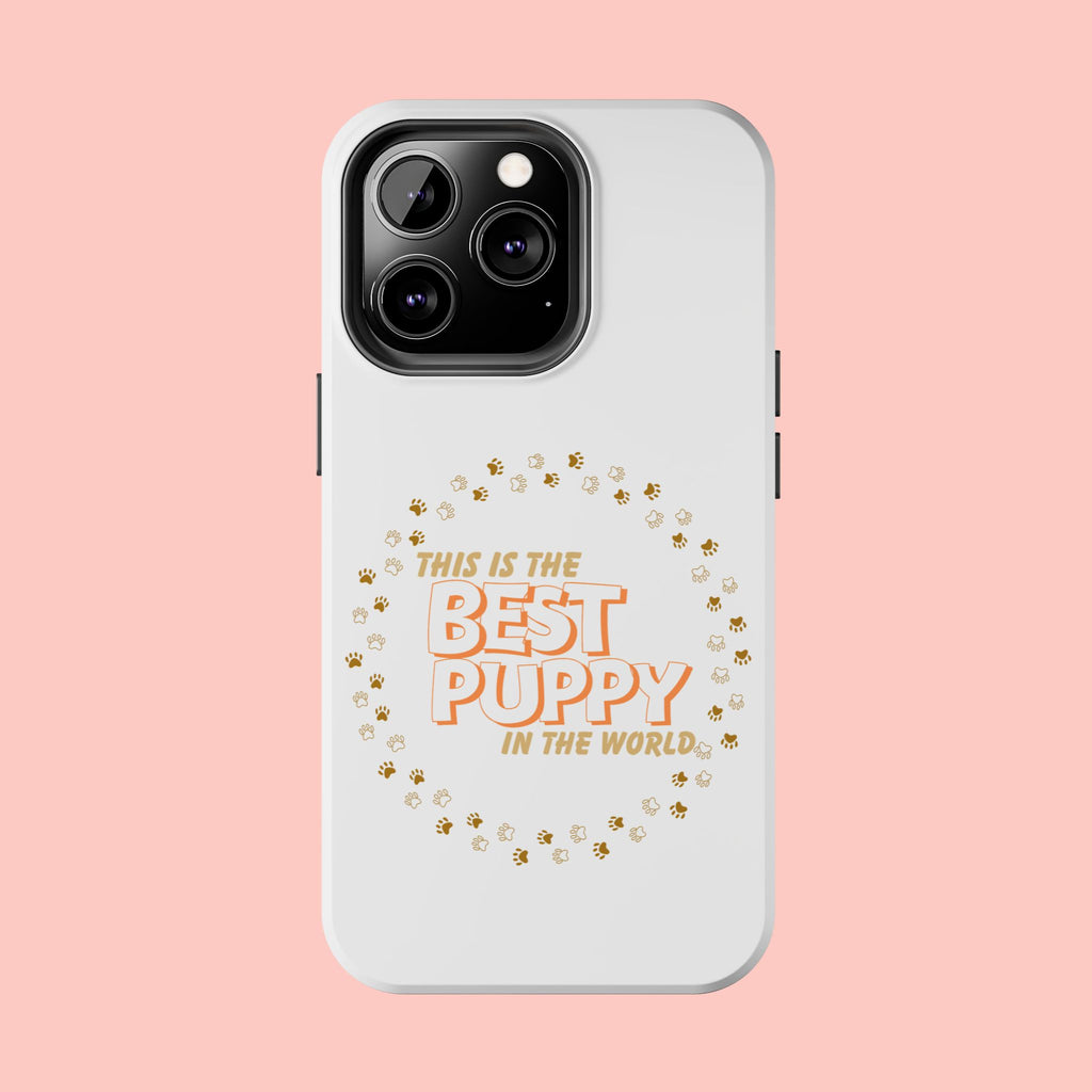 Best Puppy Phone Case — Cute Paw Print Tough Phone Case