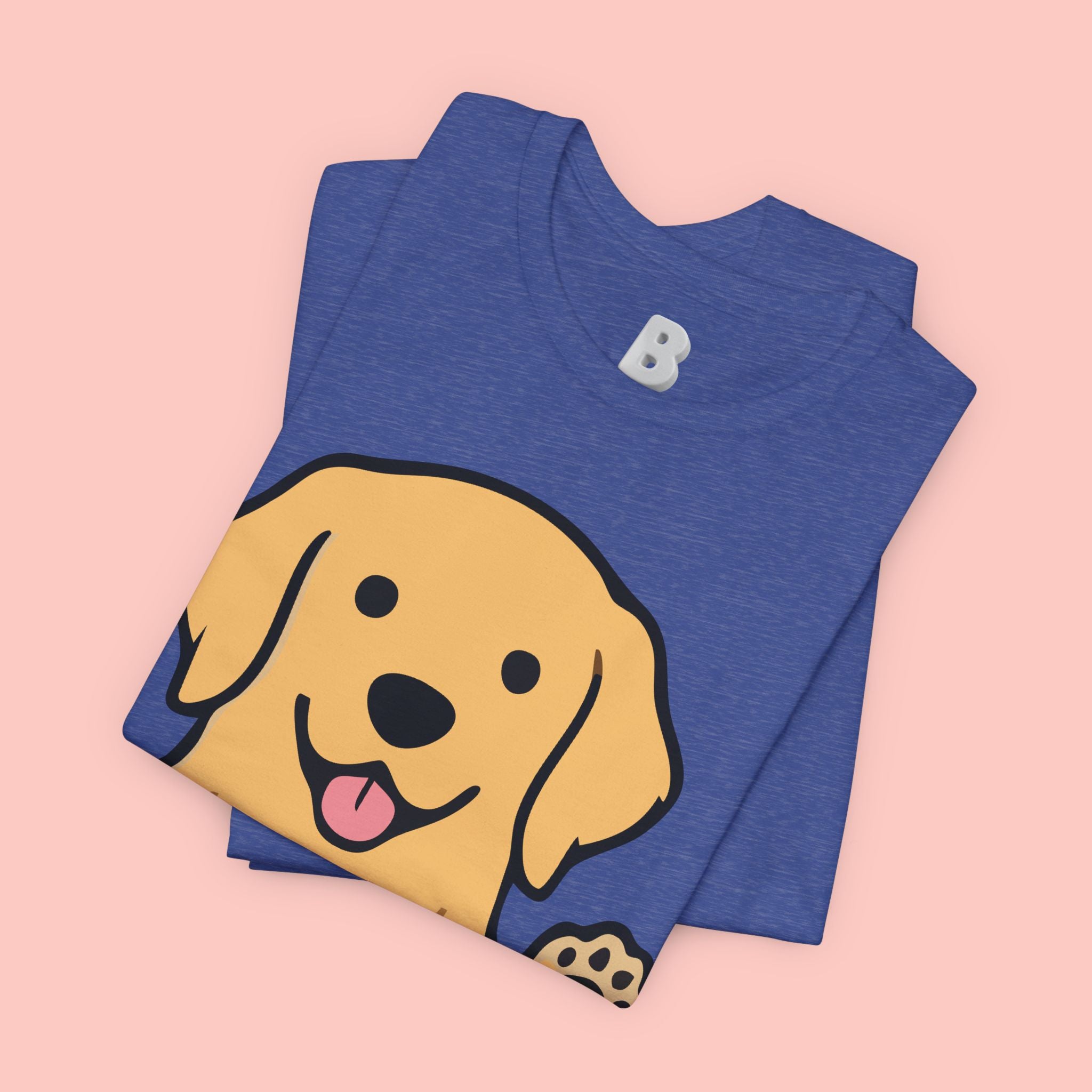 Love Your Dog Tee — Cute Golden Retriever Graphic T-Shirt