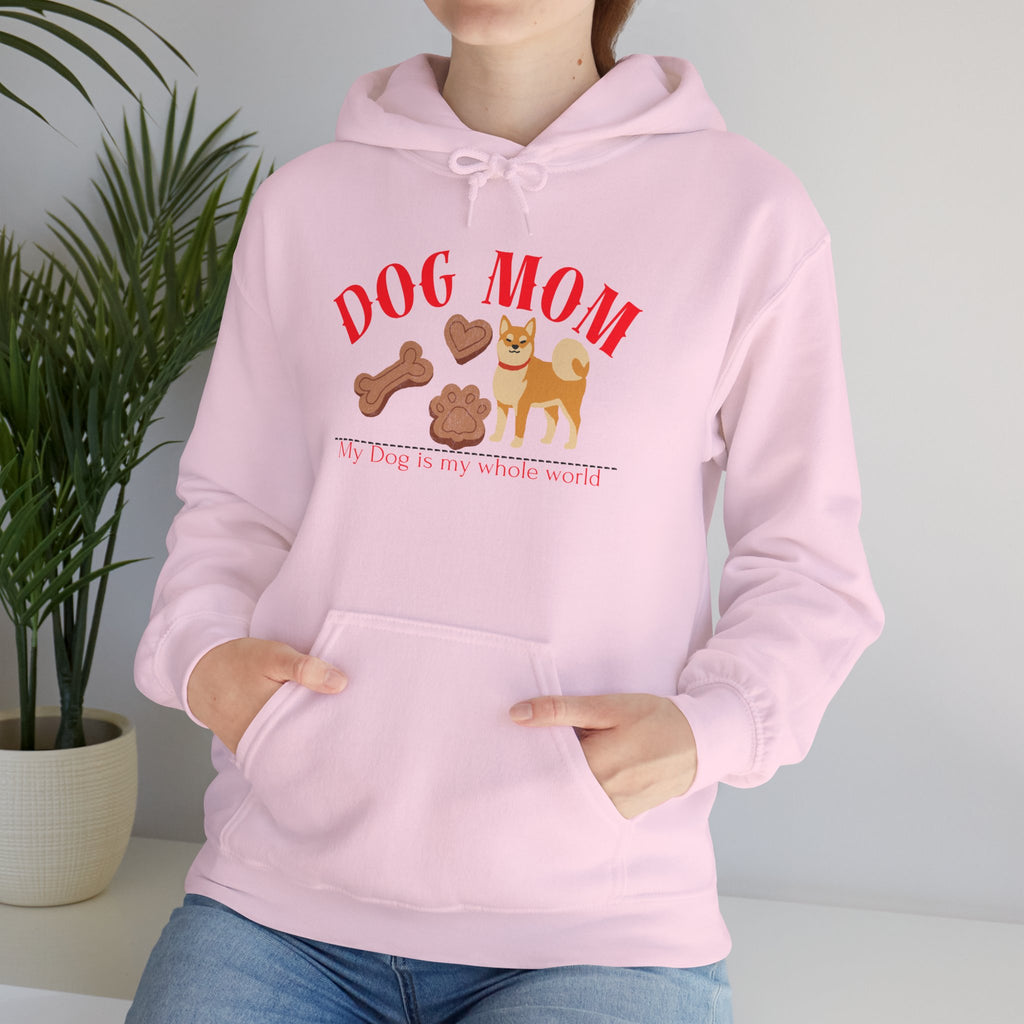 Dog Mom Hoodie – Cute Dog Paw & Bone Graphic Sweatshirt